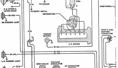 1970 C10 Chevy Truck Wiring Diagram
