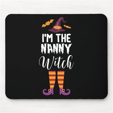 Im The Nanny Witch Mouse Pad In 2022 Pad Christmas