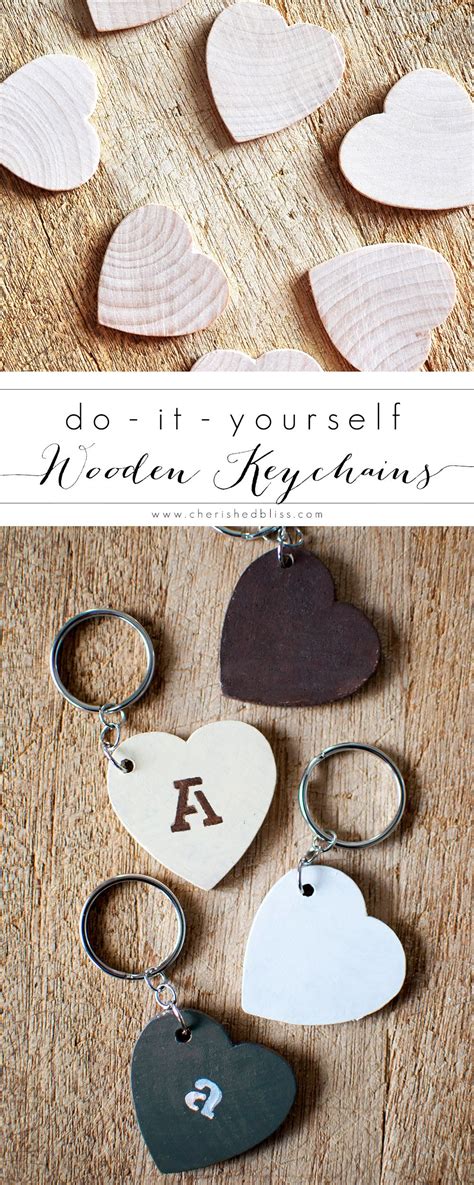 Polished off with lacquer and natural beeswax. DIY Keychains made from Wooden Hearts | Diy gifts to sell ...
