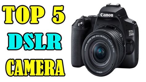 Top 5 Best Dslr Camera In 2020 Best Digital Camera 2020 Youtube