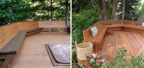 How To Build A Deck With Benches Instead Of Railings 10 Methods