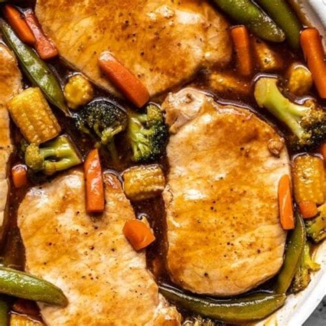 Sweet And Sour Pork Chops With Vegetables Budget Bytes