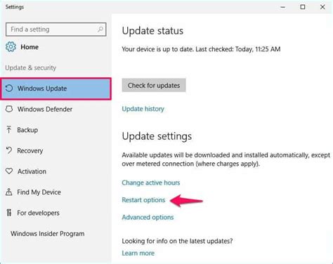 Windows 10 Disable Automatic Restart After Update Installation