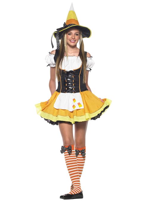 Teen Candy Corn Witch Costume Halloween Costume Ideas 2023