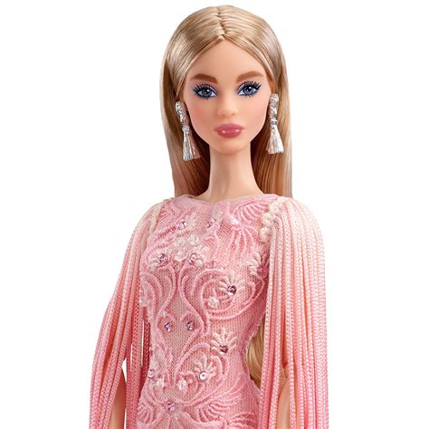 Blush Fringed Gown Barbie Doll Dwf52 Barbie Signature Barbie Dress