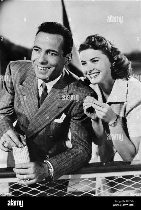 Humphrey Bogart Ingrid Bergman Casablanca Stock Photo Alamy