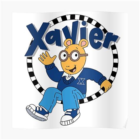 Xavier University Arthur Logo Poster By Mollymariani Redbubble