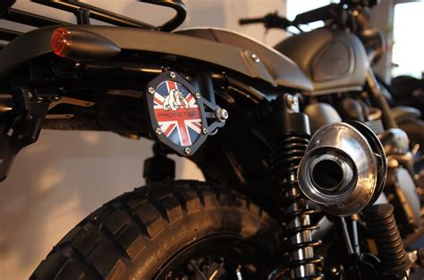Umgebautes Motorrad Triumph Scrambler Von Promotec Gmbh 1000psat
