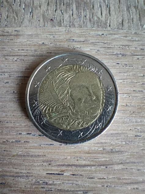 2 Euros CommÉmorative Pièce Rare De 2 Euros Simone Veil 1975 1927 2017