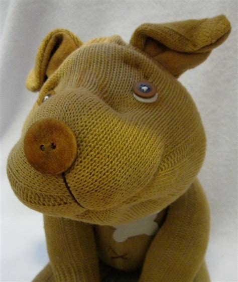 Custom Original Sock Dog 9500 Via Etsy Sock Crafts Sock Animals