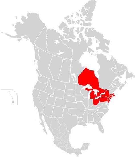 North America Map Png Transparent Images Png All