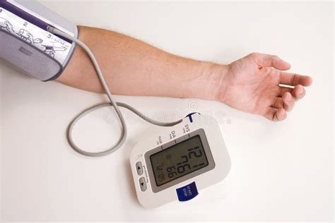 Taking Blood Pressure Stock Image Image Of Machine Electronic 1256561