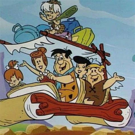 Pebbles Wilma And Fred Flintstone And Bamm Bamm Betty And Barney