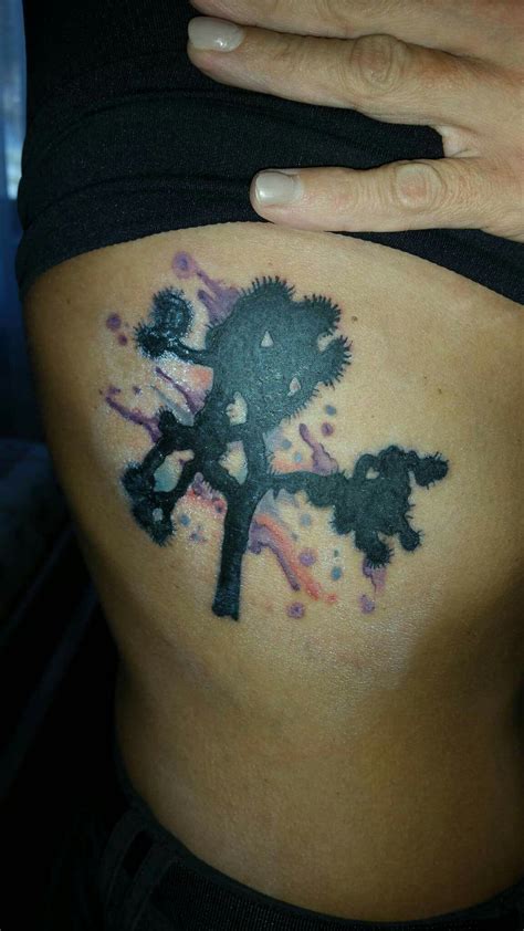 Watercolor U2 Joshua Tree Tattoo Tree Tattoo Art Tree Tattoo Designs