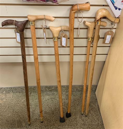 Handcrafted Wood Walking Sticks Healthgear Medical And Safety Inc