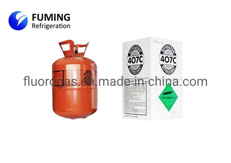 Disposable Cylinder Refrigerant Gas R407c For Air Conditioner Cooling
