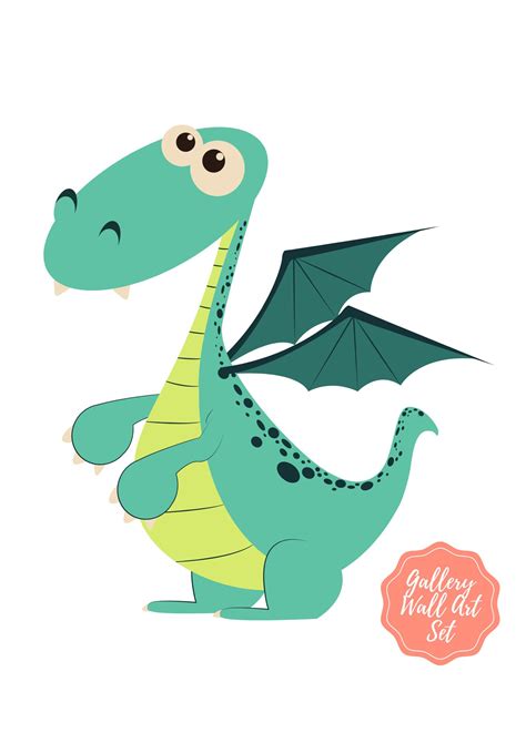 Dragon Nursery Decor Dragons Art For Kids Nursery Wall Art Etsy