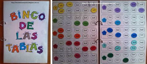 Os dejamos este sencillo juego matemático para trabajar las clasificaciones con tapones de colores. El bingo de las tablas | Ideas de material reciclado para ...