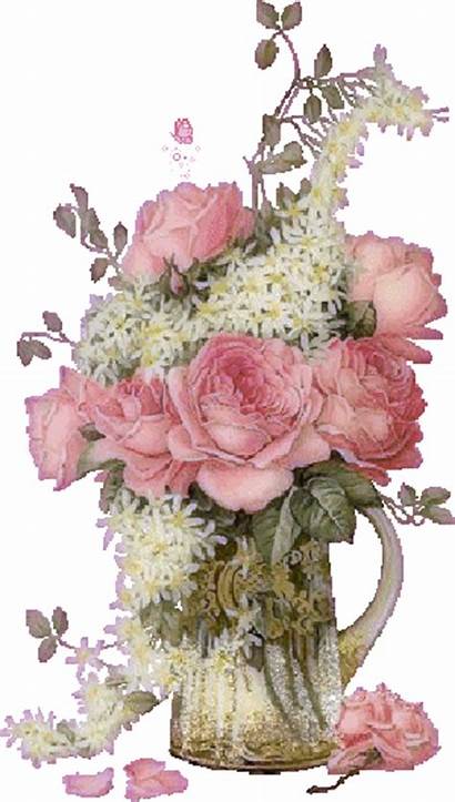 Peonies Flowers Forgetmenot Vases