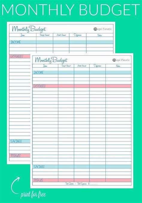 Monthly Budget Planner Template Best Of Blank Monthly Bud Worksheet
