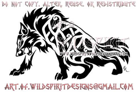 Fierce Celtic Wolf Tattoo By Wildspiritwolf On Deviantart