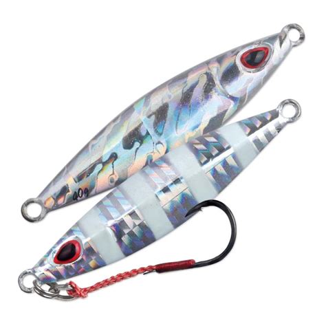 Storm Gomoku Koika Jig 60g Spz 8 4cm Variabel Sinkend Silver Pink Zebra