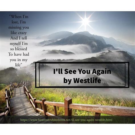 Ill See You Again By Westlife Heavenly Doves