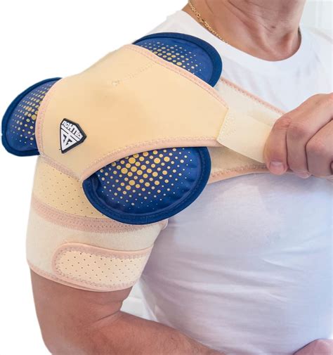 Amazon Com Fightech Shoulder Brace With Reusable Hot And Cold Theraphy