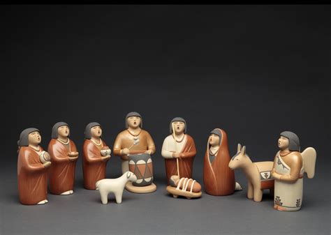 Jemez 10 Piece Nativity Set By Laura Gachupin Lyn A Fox Fine Pueblo