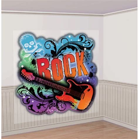 Find Rock Star Band Wall Decoration At Birthday Direct Rock Star