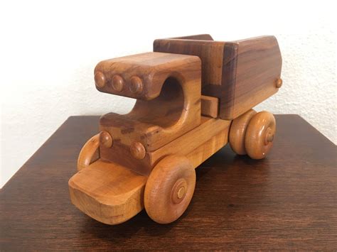 John West And Sons Handmade Vintage Wooden Truck Toy Wooden Etsy