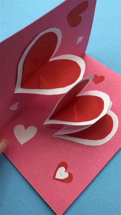 32 Lovely Diy Valentines Day Cards Design Ideas Heart Pop Up Card