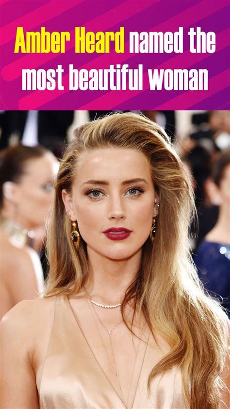 Aquaman 2 Actress Amber Heard Dubbed The Most Beautiful Woman In The