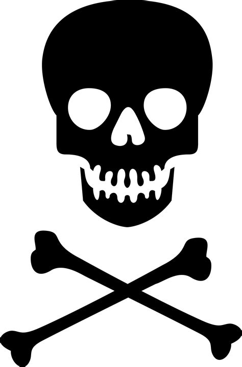 Skull And Crossbones Png Skull And Crossbones Transparent Background