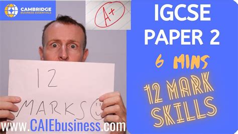 Introduction hello, this is a summary of igcse business studies to help you understand the its core concepts more easily. IGCSE Business Studies Paper 2 12 marks in 6 mins ...