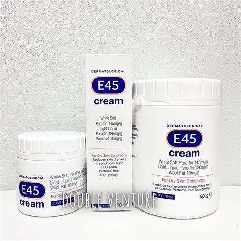 E45 Moisturising Cream For Dry Skin And Eczema 50g 125g 500g