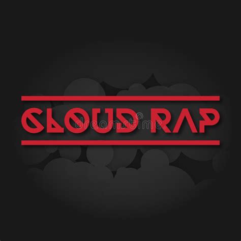 Raster Image Of The Album Cover Of The Cloud Rap Stock Illustration