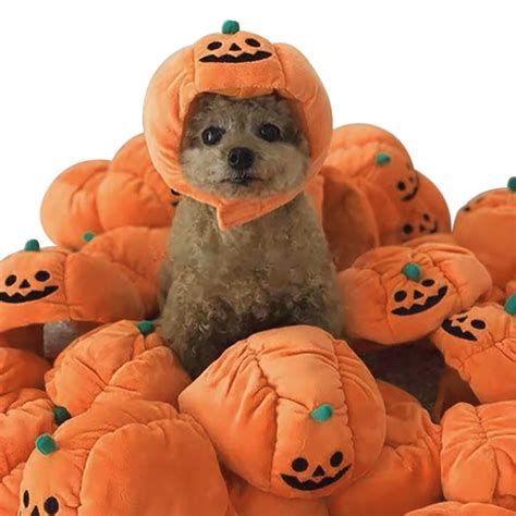 Pet Halloween Dress Up Pumpkin Hat Caps For Dogs Hats Pets Funny