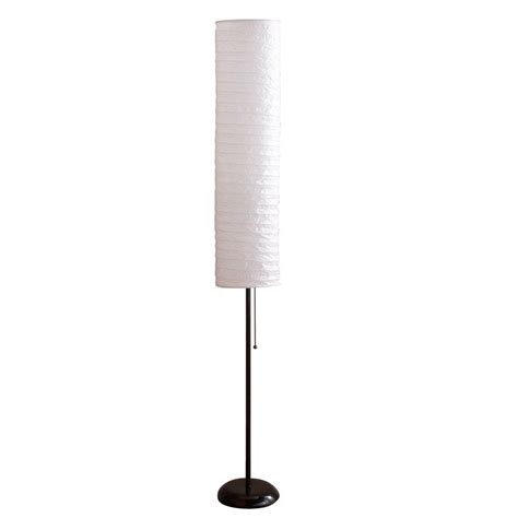 Cheap lamp covers & shades, buy quality lights & lighting directly from china suppliers:top quality 40cm lamp shade fashion bamboo lanterns, perfect decorative gifts lightweight and easy to install perfect for hang up in your home for decoration material: 58 in. Black Paper Shade Floor Lamp with Pull Chain-18295 ...
