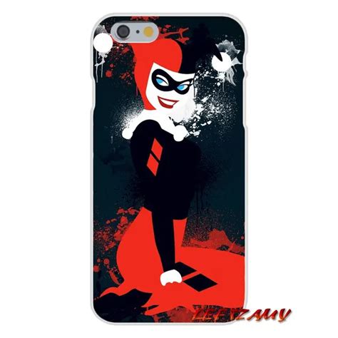 Cartoon Harley Quinn Style Accessories Phone Cases Covers For Iphone X Xr Xs Max 4 4s 5 5s 5c Se