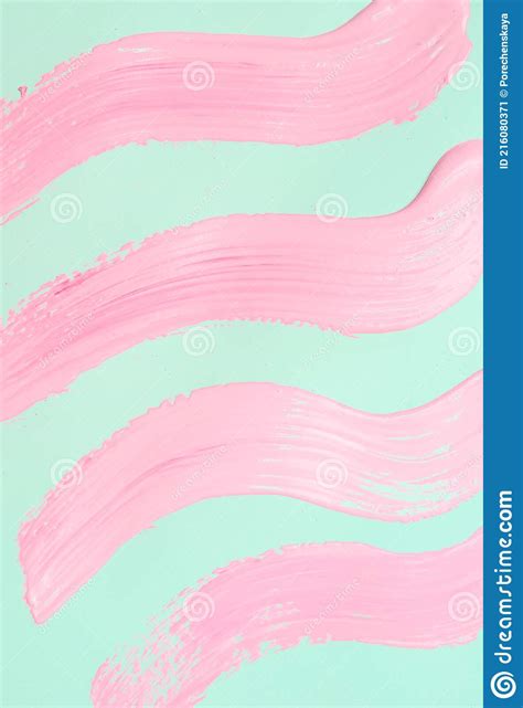 Light Pink Paint Brush Strokes Abstract Minimal Creamy Texture Make Up