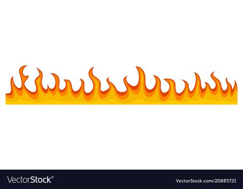 Free fire is a mobile game where players enter a battlefield where there is only one. Fire flame banner horizontal flat style Royalty Free Vector