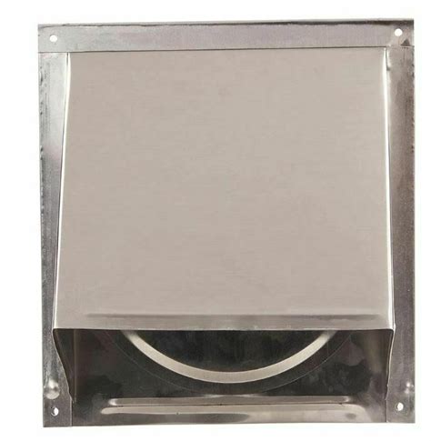 Master Flow 6 In Round Wall Vent With Screen And Damper
