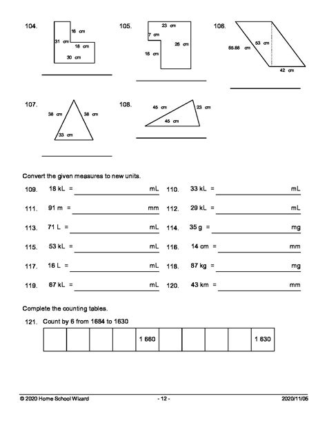 Grade 6 Term 4 Mathematics Worksheet 9 Qanda • Teacha
