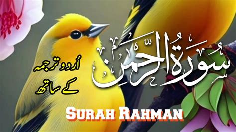 Surah Rahman Surah Rahman Urdu Tarjuma Ke Sath Epi 00045 Surah
