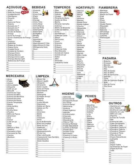 Álbumes 102 Foto Lista De Compras Supermercado Para Imprimir Actualizar