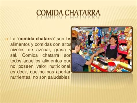 Cuadros Comparativos E Información Sobre Comida Sana Y Chatarra