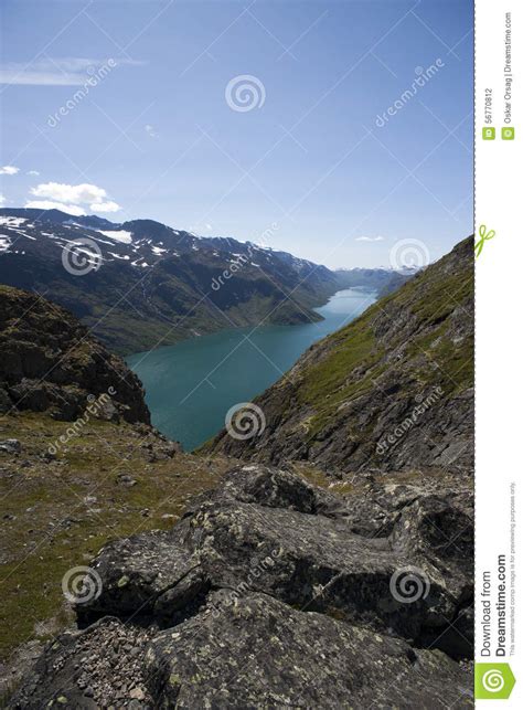 Besseggen Ridge In Jotunheimen National Park Stock Photo Image Of
