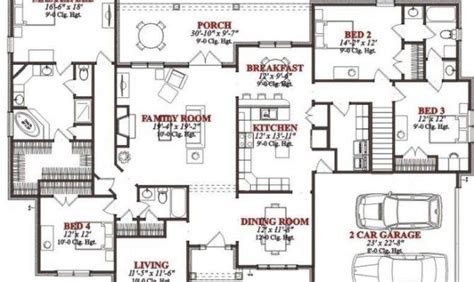 13 Four Bedroom Floor Plan That Will Bring The Joy House Plans Vrogue