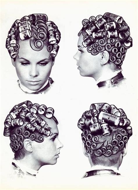 Roller Set And Pin Curls Roller Set Hairstyles Retro Hairstyles 70s